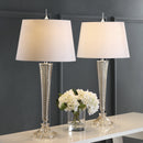 Jonathan Y Caterina 32" Glass LED Table Lamp