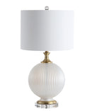 Jonathan Y Lucette 26.5" Glass/Crystal LED Table Lamp