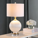 Jonathan Y Lucette 26.5" Glass/Crystal LED Table Lamp
