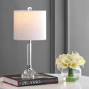 Jonathan Y Dana 19.5" Crystal Column/Metal LED Table Lamp