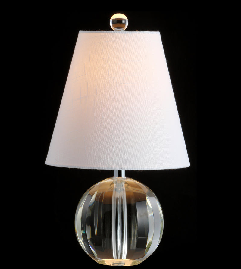 Jonathan Y Goddard 16" Crystal Ball/Metal LED Table Lamp