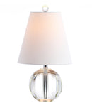 Jonathan Y Goddard 16" Crystal Ball/Metal LED Table Lamp
