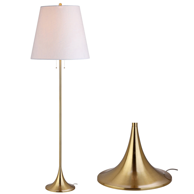 Jonathan Y Amelia 63" Metal LED Floor Lamp