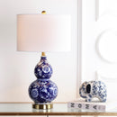 Jonathan Y Lee 27" Ceramic Chinoiserie LED Table Lamp