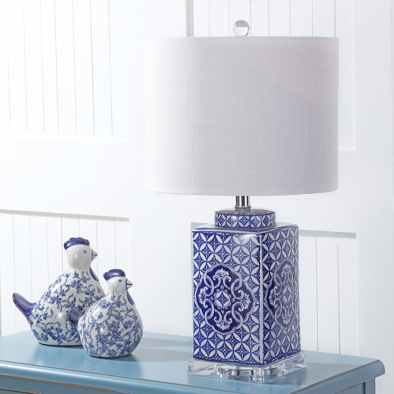 Jonathan Y Choi 23" Chinoiserie LED Table Lamp