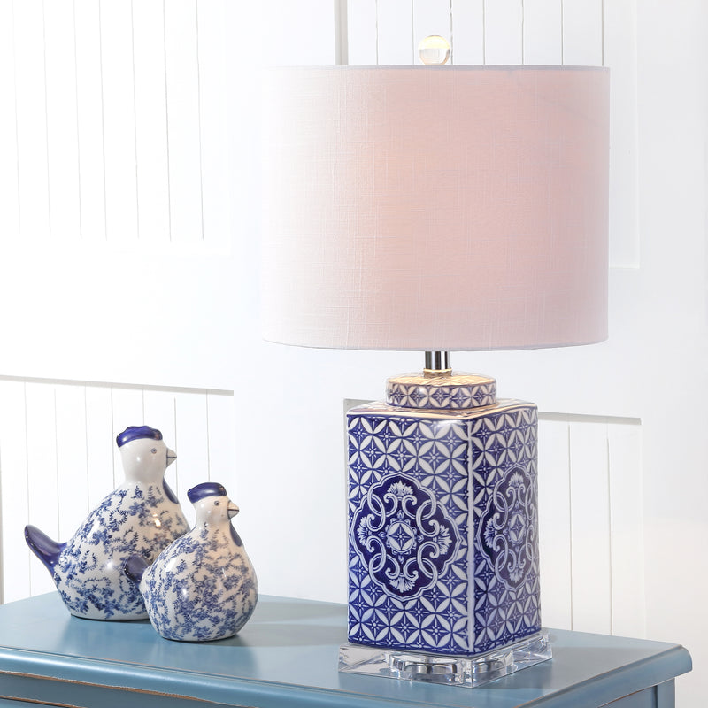 Jonathan Y Choi 23" Chinoiserie LED Table Lamp