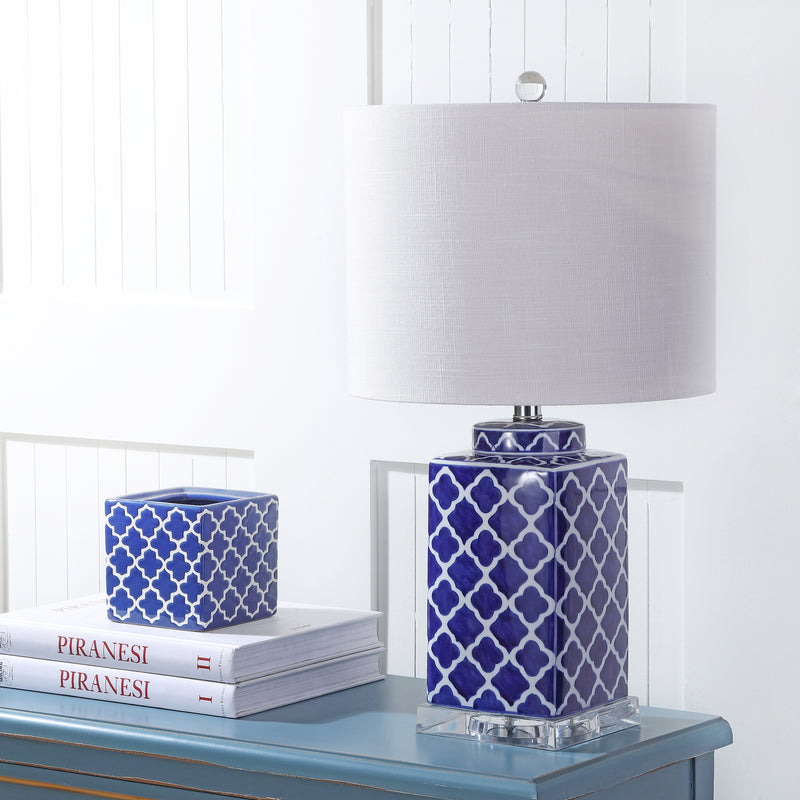 Jonathan Y Clarke 23" Chinoiserie LED Table Lamp