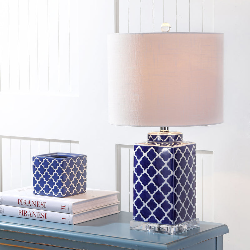 Jonathan Y Clarke 23" Chinoiserie LED Table Lamp