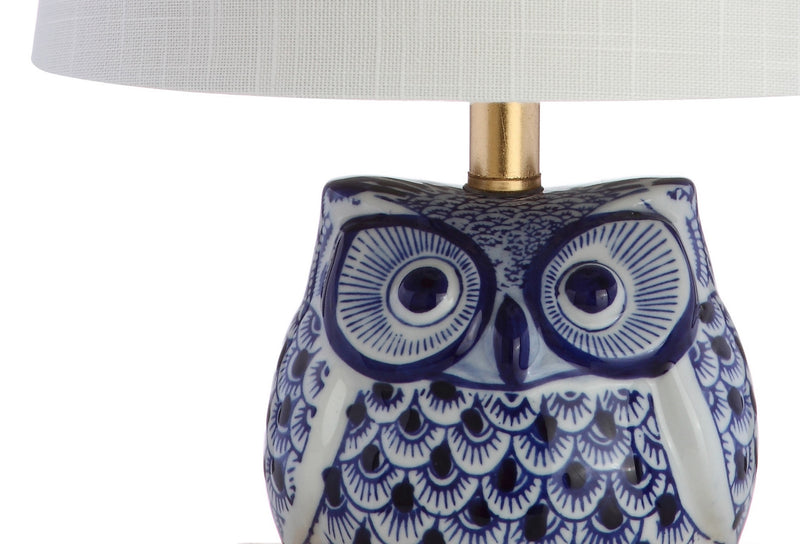Jonathan Y Justina 16" Ceramic Mini LED Table Lamp