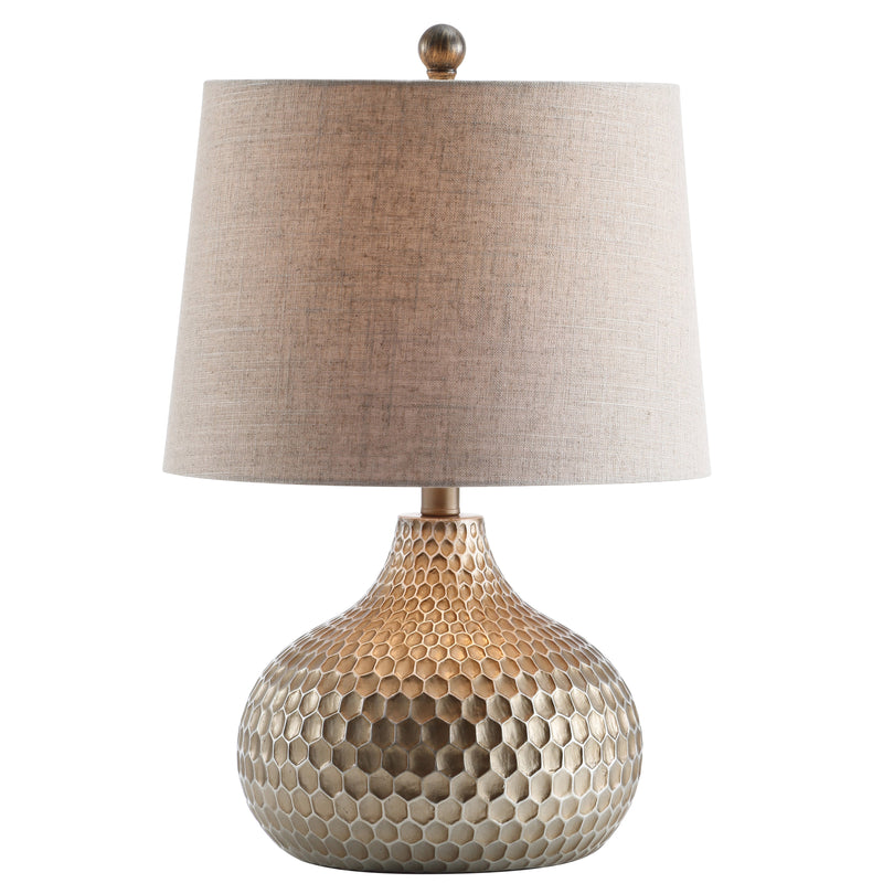 Jonathan Y Bates 22" Honeycomb LED Table Lamp
