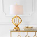 Jonathan Y Sebastian 28.5" Metal Trellis LED Table Lamp