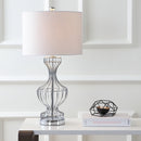Jonathan Y Honore 28" Metal Wire Frame LED Table Lamp