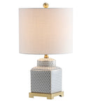 Jonathan Y Cleo 21.5" Ceramic/Metal Ginger Jar LED Table Lamp