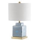 Jonathan Y Catherine 22" Ceramic/Metal Ginger Jar LED Table Lamp