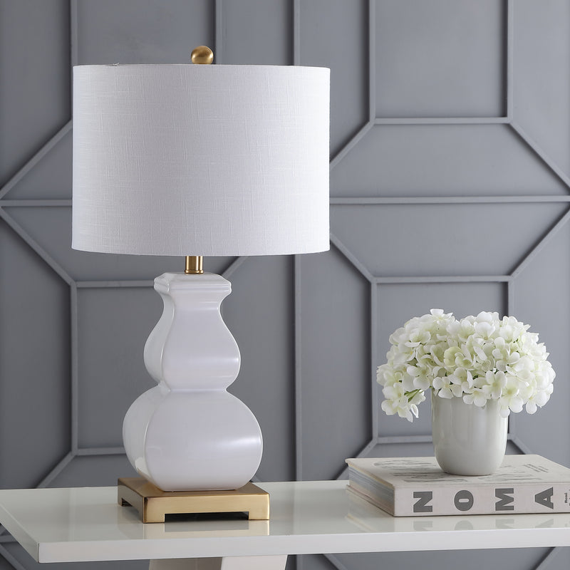 Jonathan Y Vienna 25.5" Ceramic LED Table Lamp