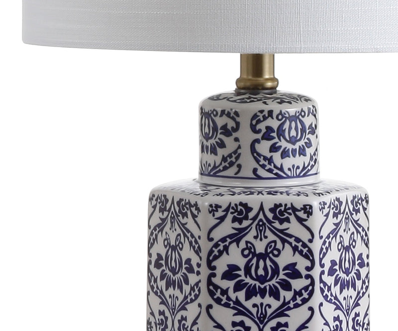 Jonathan Y Diana 23.5" Ginger Jar Ceramic/Metal LED Table Lamp