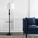 Jonathan Y Laine 60" Metal/Glass LED Side Table and Floor Lamp