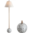 Jonathan Y Miami 63.5" Minimalist Resin/Metal LED Floor Lamp