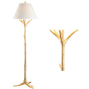 Jonathan Y Arbor 63.5" Faux Bois Resin LED Floor Lamp