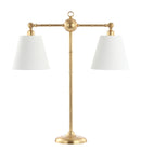 Jonathan Y Ruth 31" 2-Light Library Metal LED Table Lamp