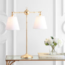 Jonathan Y Ruth 31" 2-Light Library Metal LED Table Lamp