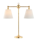 Jonathan Y Ruth 31" 2-Light Library Metal LED Table Lamp