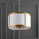 Jonathan Y Thatcher 17" Metal LED Pendant Light