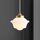 Jonathan Y Kurtz 7.2" Adjustable Drop Metal/Glass LED Pendant