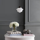 Jonathan Y Kurtz 7.25" Adjustable Drop Metal/Glass LED Pendant