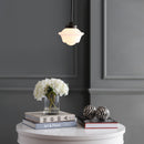 Jonathan Y Kurtz 7.25" Adjustable Drop Metal/Glass LED Pendant