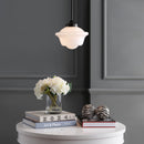 Jonathan Y Kurtz 9.5" Adjustable Drop Metal/Glass LED Pendant