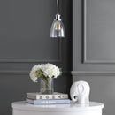 Jonathan Y Cleo 5.5" Adjustable Metal/Glass LED Pendant