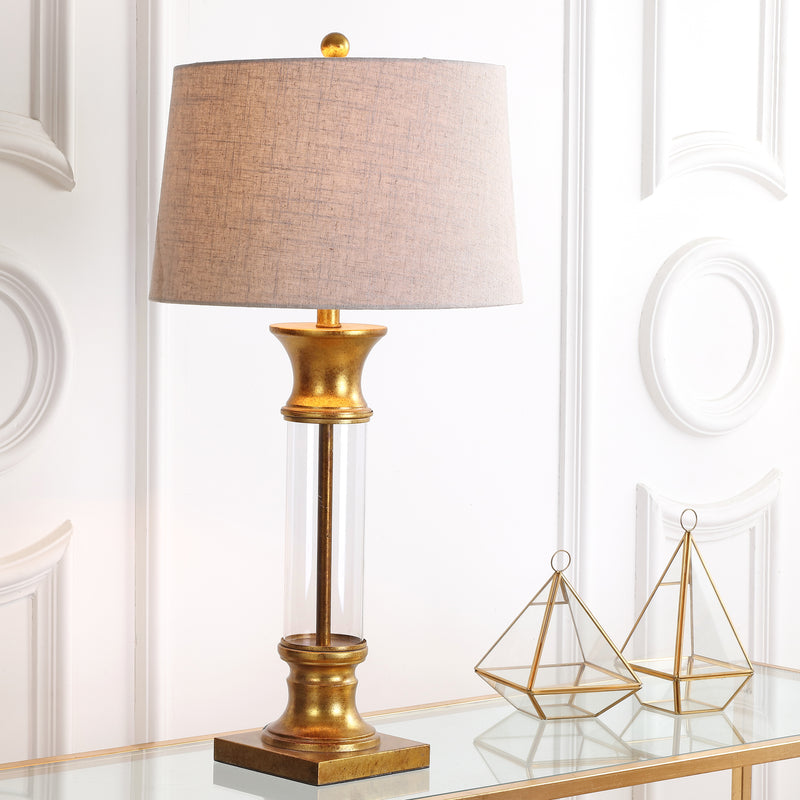 Jonathan Y Hunter 32" Metal/Glass LED Table Lamp