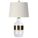 Jonathan Y Stevens 25.5" Glass LED Table Lamp
