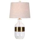 Jonathan Y Stevens 25.5" Glass LED Table Lamp