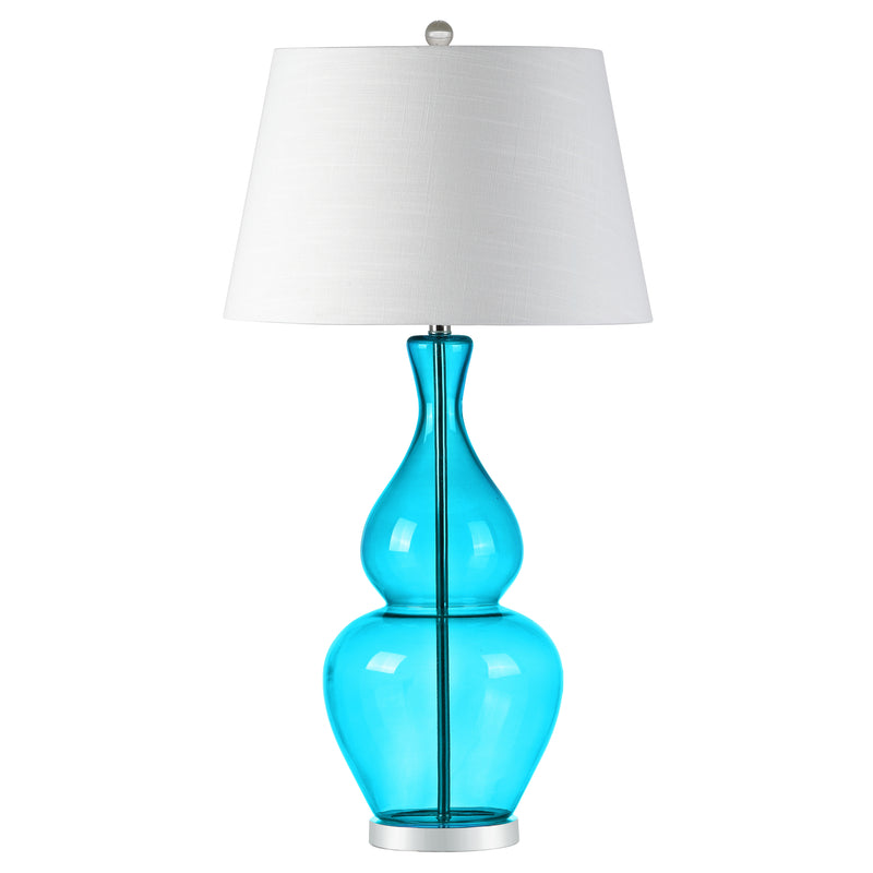 Jonathan Y Dixon 33.5" Glass LED Table Lamp