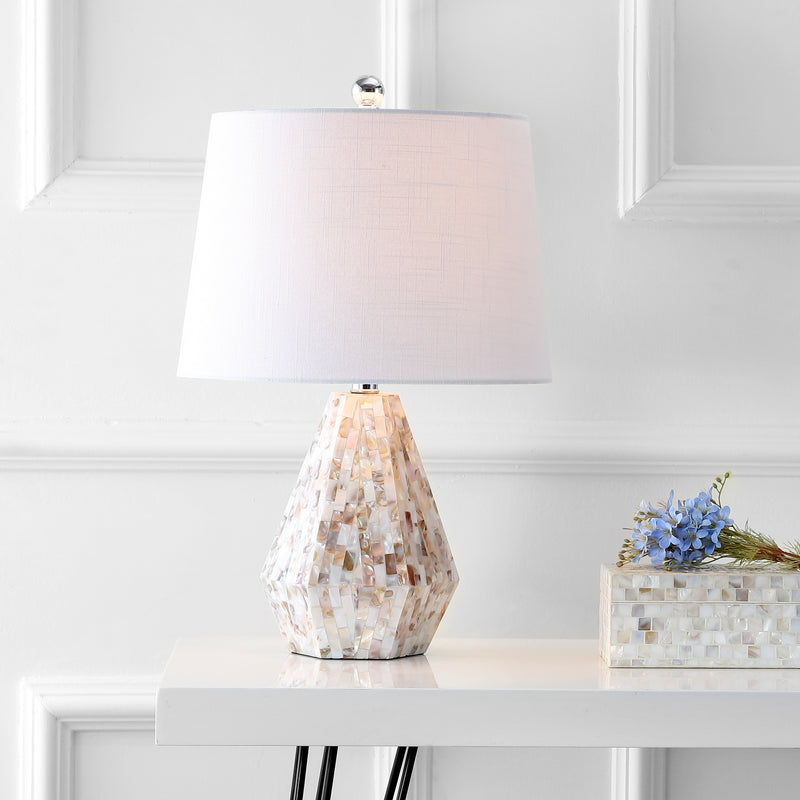 Jonathan Y Isabella 21" Seashell LED Table Lamp