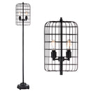 Jonathan Y Odette 65" Industrial Metal Floor Lamp