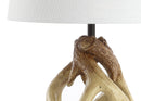 Jonathan Y Vermont 19" Antler Resin LED Table Lamp