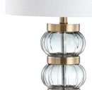 Jonathan Y Linna 27.5" Glass/Metal Table Lamp