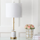 Jonathan Y Harper 27" Marble/Crystal LED Table Lamp