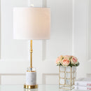 Jonathan Y Harper 27" Marble/Crystal LED Table Lamp