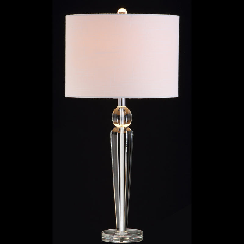 Jonathan Y Elizabeth 28.5" Crystal LED Table Lamp
