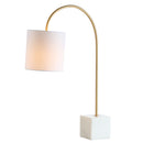 Jonathan Y Fisher 25" Marble/Brass LED Table Lamp