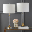 Jonathan Y Mark 28" Crystal/Metal LED Table Lamp