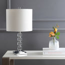 Jonathan Y Barnard 22" LED Crystal/Metal Table Lamp
