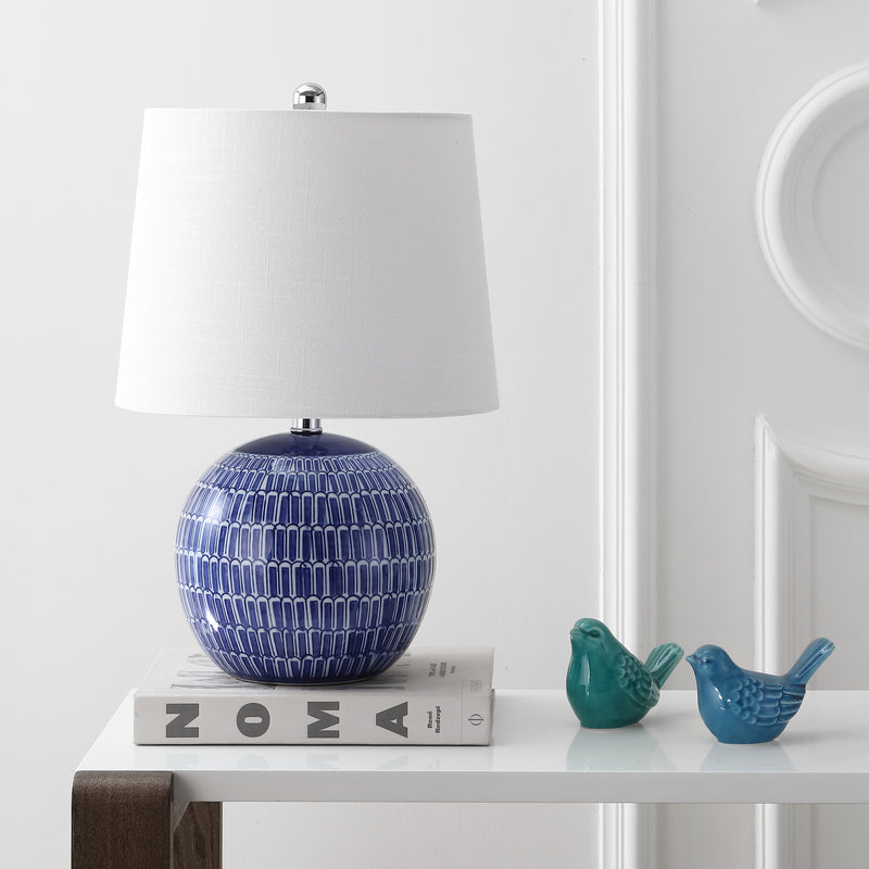 Jonathan Y Ronald 21" Ceramic LED Table Lamp