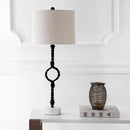 Jonathan Y Mercer 32.5" Metal/Marble LED Table Lamp