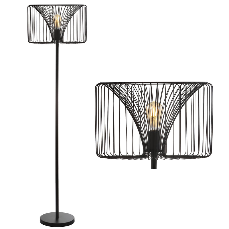 Jonathan Y Gridley 61" Metal LED Floor Lamp