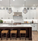 Jonathan Y Georgina 12" Crystal/Metal LED Chandelier Pendant